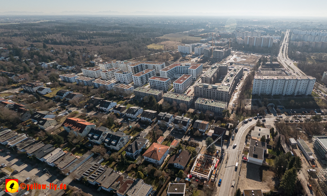 15.02.2023 - Baustell an der Niederalmstraße 16 aus der Luft